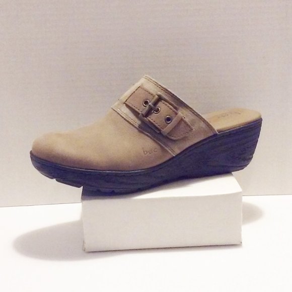 b.o.c. Born Concepts Mallis Taupe Mules Clogs Sz 9 - Picture 3 of 10